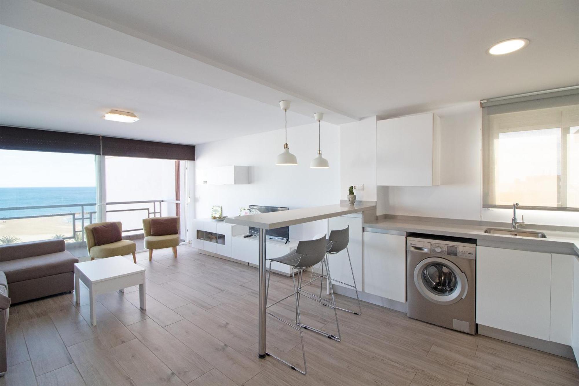 Global Properties, Apartamento Con Terraza E Increibles Vistas Al Mar Пуэтро-де-Сагунто Экстерьер фото