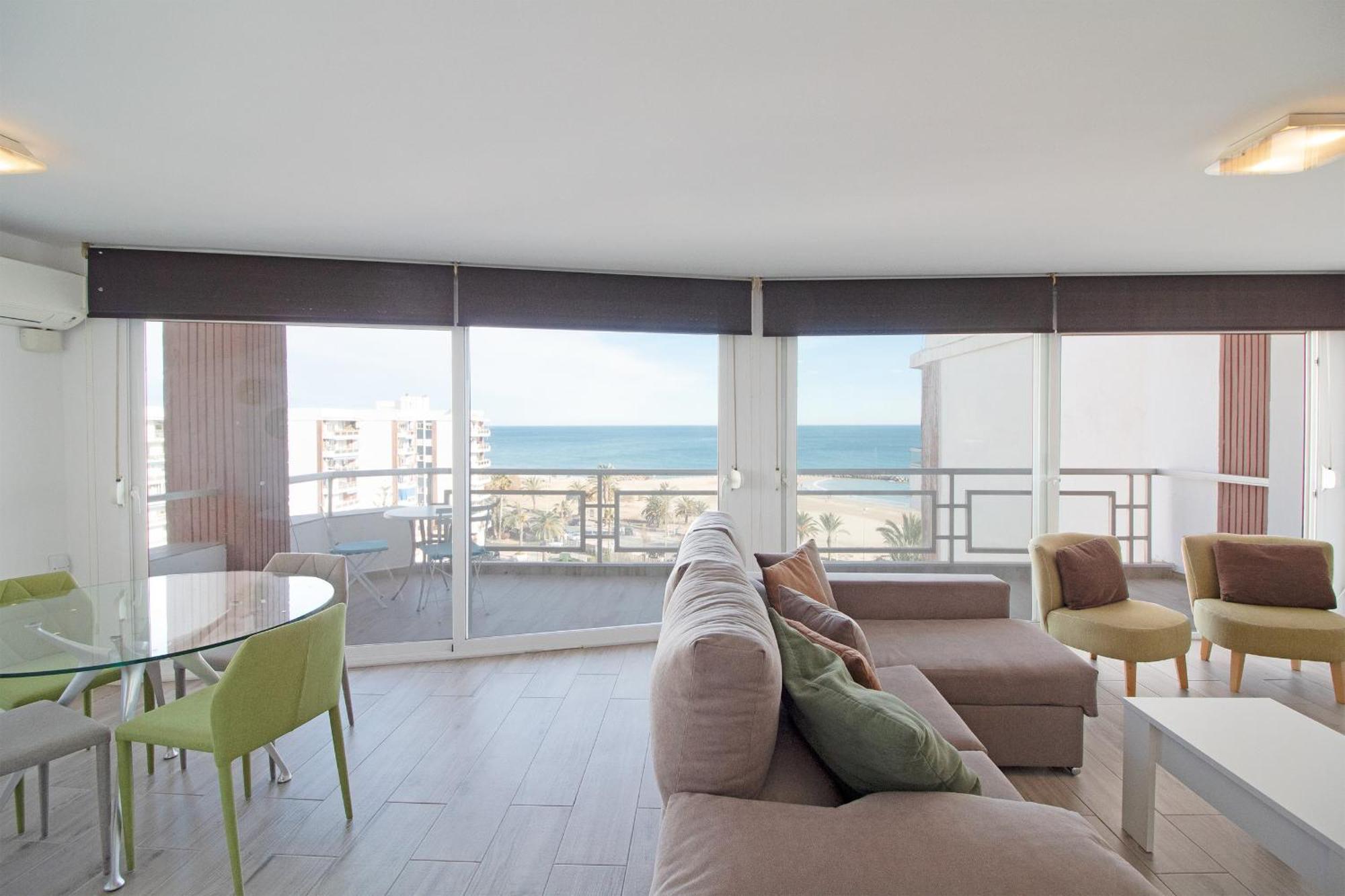 Global Properties, Apartamento Con Terraza E Increibles Vistas Al Mar Пуэтро-де-Сагунто Экстерьер фото